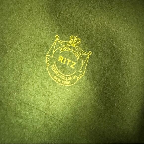 Vintage 1950s Union Made Green Womens Hat Brooch & Flowers With Mesh Unique - Picture 4 of 8